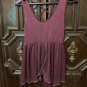 Free People Beaded Tank